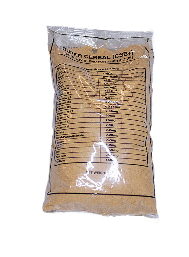CSB++ and CSB+ are fortified corn–soya blend flours
